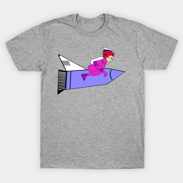 Rocket Girl T-Shirt by david93950